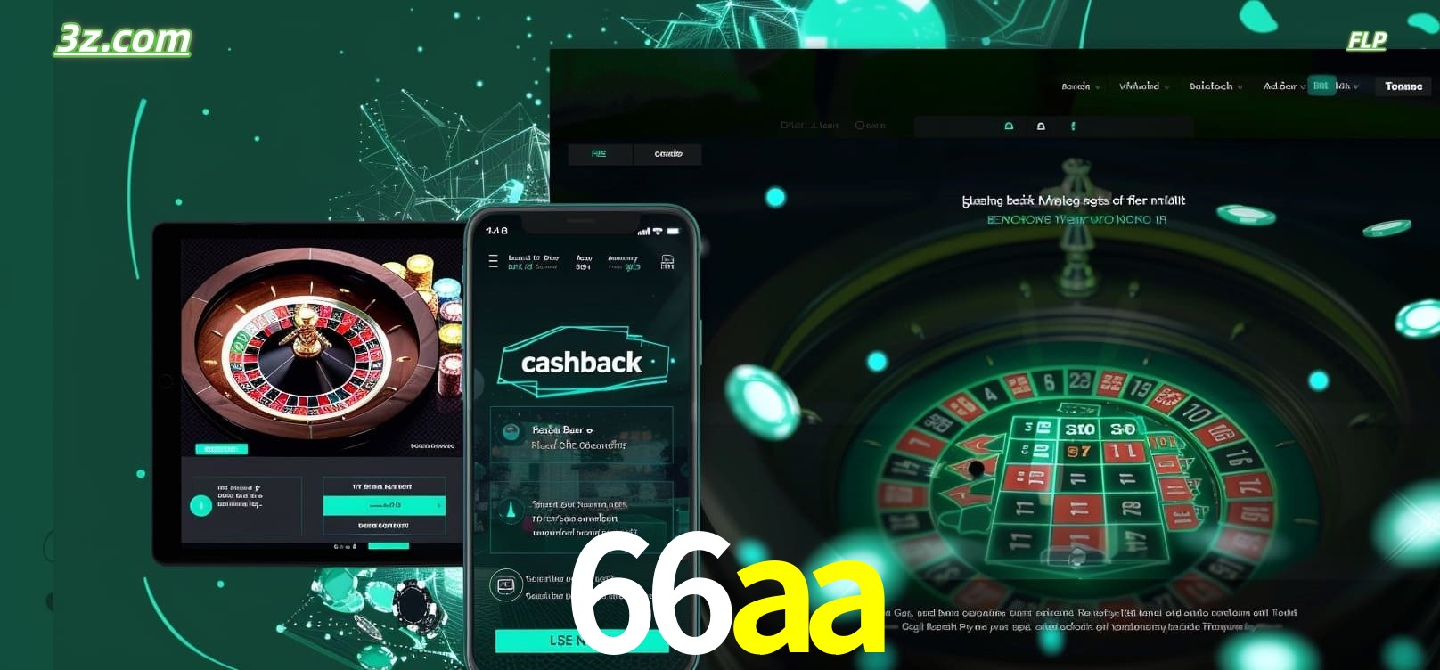 Jogue roleta em dispositivos móveis e desktop com 66aa